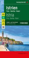 wegenkaart / overzichtskaart Istrië 1:100.000 9783707923230  Freytag & Berndt   Landkaarten en wegenkaarten Kroatië