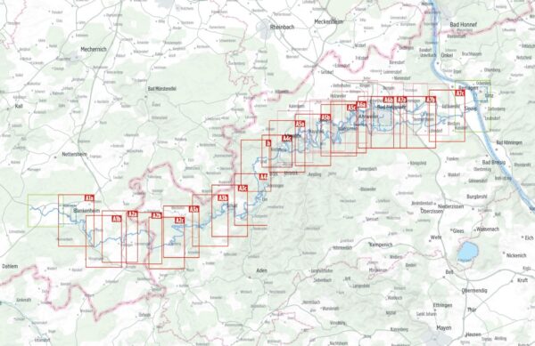 Ahrsteig | Hikeline Wanderführer 9783711102133  Esterbauer Hikeline wandelgidsen  Meerdaagse wandelroutes, Wandelgidsen Eifel