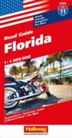 USA-11  Florida 1:1.000.000 9783828309913  Hallwag USA Road Guides  Landkaarten en wegenkaarten Florida