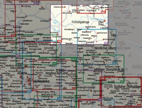 Kompass wandelkaart KP-191 Fichtelgebirge 9783991219811  Kompass Wandelkaarten Kompass Franken / Altmühltal  Wandelkaarten Franken, Nürnberg, Altmühltal