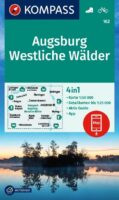 Kompass wandelkaart KP-162 Augsburg, Westliche Wälder 9783991542032  Kompass Wandelkaarten Kompass Duitsland  Wandelkaarten Romantische Strasse, Schwaben