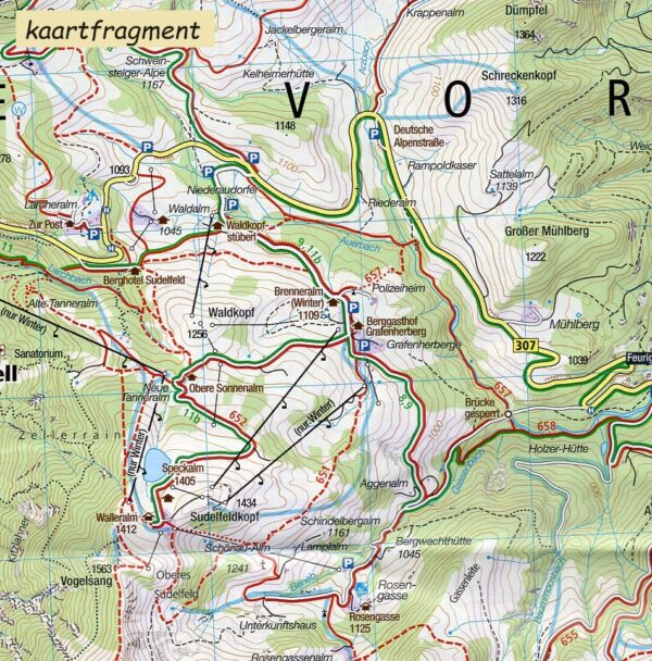 Kompass wandelkaart KP-797 Münchner Hausberge Ost 9783991542469  Kompass Wandelkaarten Kompass Oberbayern  Wandelkaarten Beierse Alpen