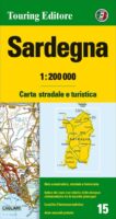 TCI-15  Sardegna (Sardinië) 1:200.000 9788836581566  TCI Italië Wegenkaarten  Landkaarten en wegenkaarten Sardinië