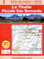 ESC-02  La Thuile, Piccolo San Bernardino | wandelkaart 1:25.000 9788898520701  Escursionista Carta dei Sentieri 1:25.000  Wandelkaarten Aosta, Gran Paradiso
