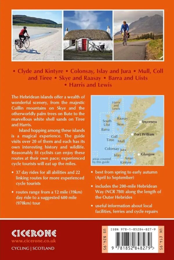 Cycling in the Hebrides 9781852848279  Cicerone Press   Fietsgidsen, Meerdaagse fietsvakanties Skye & the Western Isles