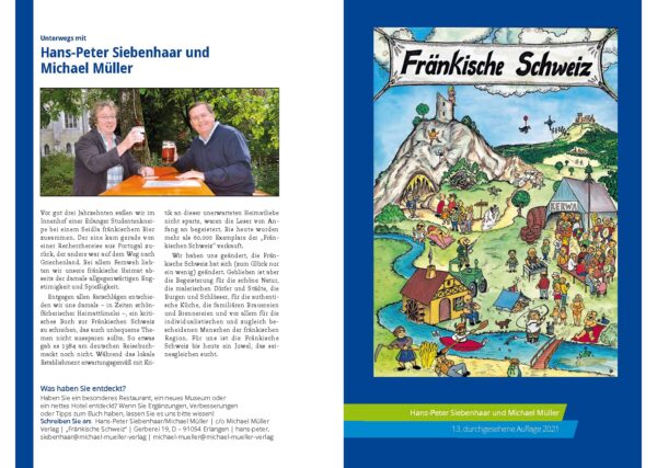 Fränkische Schweiz | reisgids 9783966850797  Michael Müller Verlag   Reisgidsen Franken, Nürnberg, Altmühltal