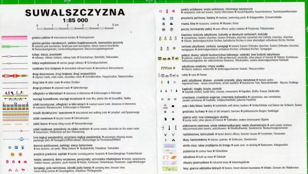 Suwalki regio (Suwalszczyzna) wandelkaart / fietskaart 1:85.000 9788375469486  ExpressMap   Wandelkaarten Noordoost-Polen met Mazurië