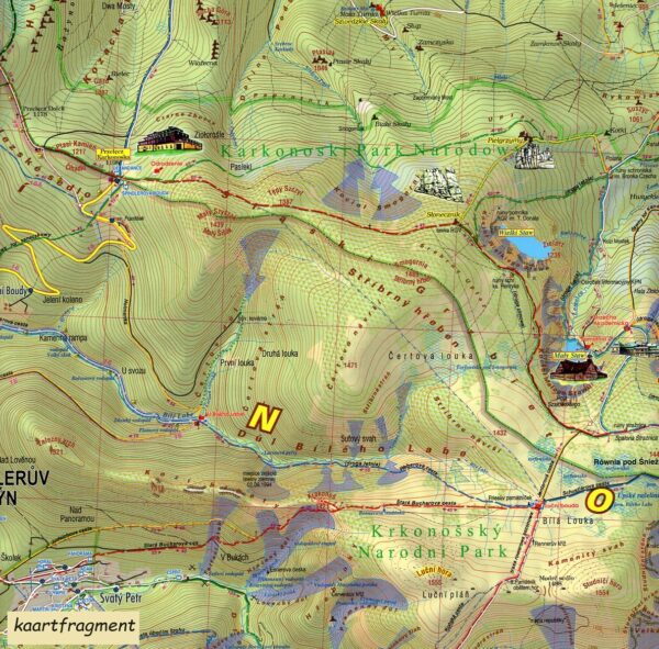 Karkonosze | wandelkaart  Reuzengebergte 1:33.000 9788378683018  Galileos   Wandelkaarten Krakau, Poolse Tatra, Zuid-Polen