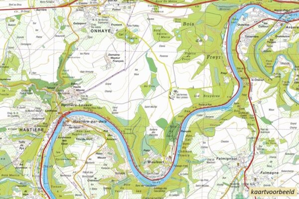 NGI-34/5-6 Tongeren | topografische wandelkaart 1:25.000 9789462355408  Nationaal Geografisch Instituut NGI Vlaanderen  Wandelkaarten Wallonië (Ardennen)