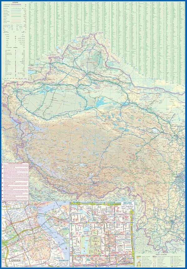 ITM China landkaart / wegenkaart  1:4.000.000 9781771291750  International Travel Maps WMP, World Mapping Project  Landkaarten en wegenkaarten China