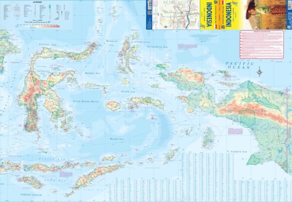 ITM Indonesië | landkaart, autokaart 1:2.400.000 9781771293648  International Travel Maps   Landkaarten en wegenkaarten Indonesië