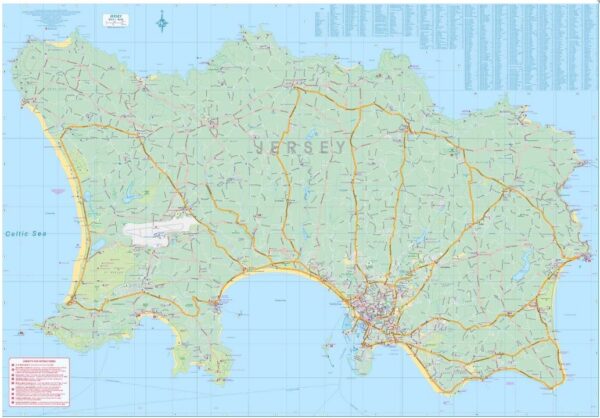 ITM Guernsey & Jersey | wandelkaart, autokaart 1:18.000 9781771293938  International Travel Maps   Landkaarten en wegenkaarten, Wandelkaarten Kanaaleilanden