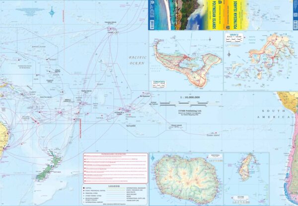 ITM Polynesian Islands  | landkaart, overzichtskaart 9781771296311  International Travel Maps   Landkaarten en wegenkaarten Pacifische Oceaan (Pacific)