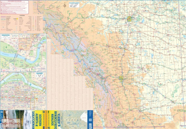 ITM Southern Alberta & Saskatchewan | landkaart, autokaart 1:900.000 9781771297332  International Travel Maps   Landkaarten en wegenkaarten Canadese Rocky Mountains, Toronto, Ontario & Canadese Midwest