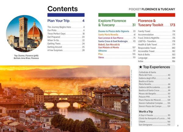 Florence and Tuscany | Lonely Planet 9781837582334  Lonely Planet Lonely Planet Pocket Guides  Reisgidsen Toscane, Florence