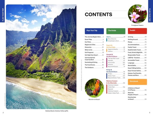 Lonely Planet Kaua'i 9781838691592  Lonely Planet Travel Guides  Reisgidsen Hawaii