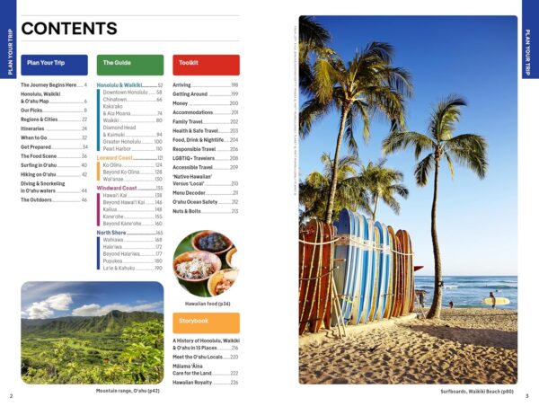 Lonely Planet Honolulu, Waikiki and O'ahu 9781838691608  Lonely Planet Travel Guides  Reisgidsen Hawaii