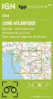 TCD-44 Loire-Atlantique | overzichtskaart / fietskaart 1:100.000 9782758553274  IGN TOP 100 Départemental  Landkaarten en wegenkaarten, Fietskaarten Loire & Centre