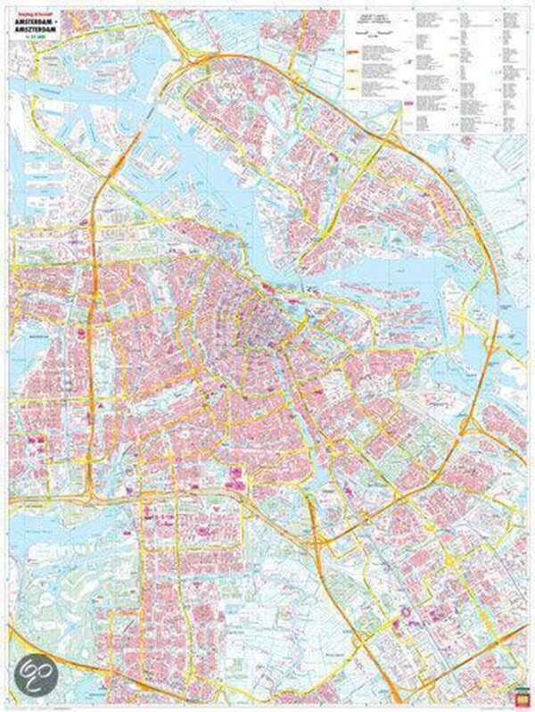 stadsplattegrond Amsterdam 9783707906127  Freytag & Berndt F&B stadsplattegronden NL  Stadsplattegronden Amsterdam