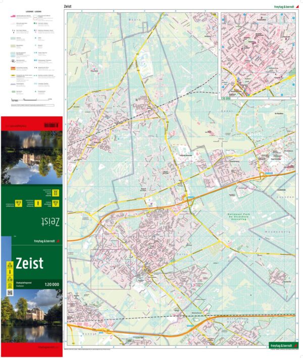 stadsplattegrond Zeist 9783707921519  Freytag & Berndt F&B stadsplattegronden NL  Stadsplattegronden Utrecht