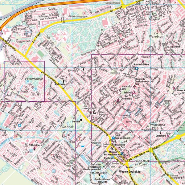 stadsplattegrond Zeist 9783707921519  Freytag & Berndt F&B stadsplattegronden NL  Stadsplattegronden Utrecht