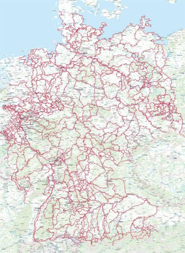 Bikeline RadFernWege Deutschland | fietsgids Duitsland 9783711102546  Esterbauer Bikeline  Fietsgidsen, Meerdaagse fietsvakanties Duitsland