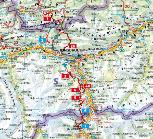 wandelgids Alpenüberquerung Garmisch – Sterzing Rother Wanderführer 9783763346066  Bergverlag Rother RWG  Meerdaagse wandelroutes, Wandelgidsen Tirol