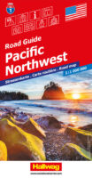 USA-01  Pacific Northwest 1:1.000.000 9783828310810  Hallwag USA Road Guides  Landkaarten en wegenkaarten Washington, Oregon, Idaho, Wyoming, Montana