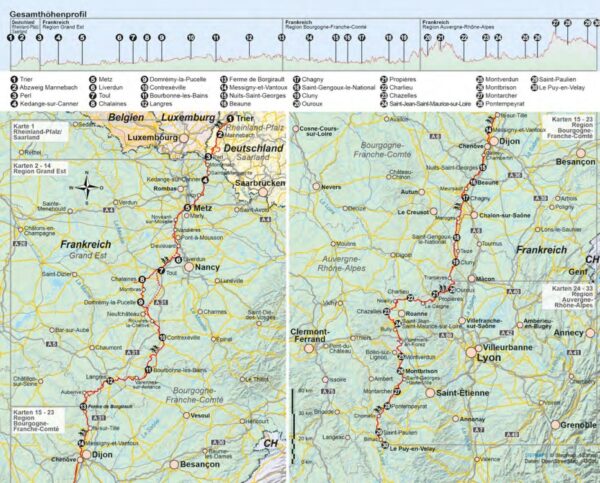 OD-211  Jakobsweg Trier - Le Puy | wandelgids Jacobsroute 9783866868168  Conrad Stein Verlag Outdoor - Der Weg ist das Ziel  Fietsgidsen, Meerdaagse wandelroutes, Santiago de Compostela, Wandelgidsen Frankrijk