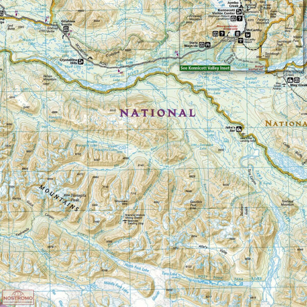 TI-249  Wrangell - St.Elias National Park | kaart 1:400.000 / 110.000 9781566953825  National Geographic / Trails Illustrated Nat.Park/Recr.Series  Landkaarten en wegenkaarten, Wandelkaarten Alaska