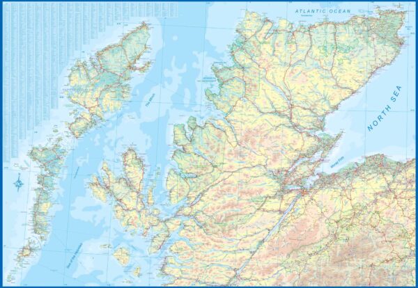 ITM Scotland Far North & Islands | wegen- en spoorwegenkaart 1:300.000 9781771297233  International Travel Maps   Landkaarten en wegenkaarten Schotland