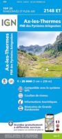 wandelkaart 2148ET Ax-les-Thermes 1:25.000 9782758553458  IGN IGN 25 Franse Pyreneeën  Wandelkaarten Franse Pyreneeën