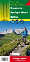 WK-5374  Brandnertal/Rätikon wandelkaart 1:35.000 9783707912753  Freytag & Berndt WK 1:35.000  Wandelkaarten Vorarlberg