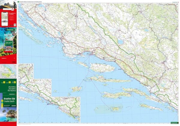 Kroatie Noord & Zuid | autokaart, wegenkaart 1:200.000 9783707919783  Freytag & Berndt   Fietskaarten, Landkaarten en wegenkaarten Kroatië