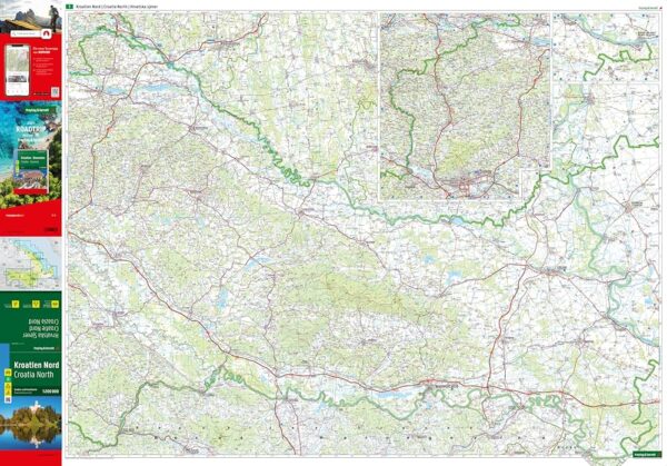 Kroatie Noord & Zuid | autokaart, wegenkaart 1:200.000 9783707919783  Freytag & Berndt   Fietskaarten, Landkaarten en wegenkaarten Kroatië