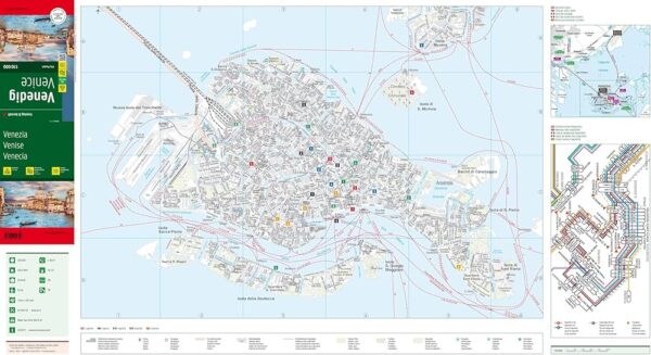 Venetië (Venezia) 1:10.000 | stadsplattegrond 9783707922356  Freytag & Berndt Compact plattegrond  Stadsplattegronden Venetië