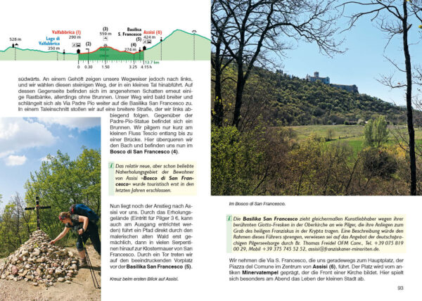 wandelgids Franziskusweg (Franciscusweg) Rother Wanderführer 9783763346363  Bergverlag Rother RWG  Lopen naar Rome, Meerdaagse wandelroutes, Wandelgidsen Midden-Italië