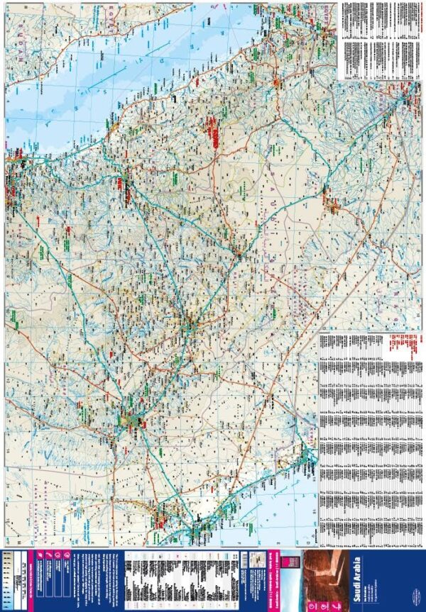 Saudi-Arabia landkaart, wegenkaart 1:1.800.000 9783831774487  Reise Know-How Verlag WMP, World Mapping Project  Landkaarten en wegenkaarten Saudi-Arabië