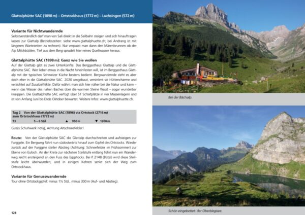 Bergwandern von Hütte zu Hütte | bergwandelgids Zwitserland 9783859024953 David Coulin Schweizerische Alpen Club (SAC) SAC Clubführer  Wandelgidsen Zwitserland