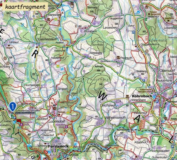 Kompass wandelkaart KP-196 Mittlerer Bayerischer Wald 9783991215080  Kompass Wandelkaarten Kompass Beierse Woud  Wandelkaarten Beierse Woud, Regensburg, Passau