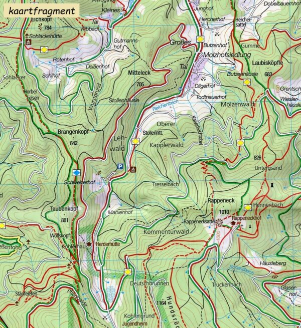 Kompass wandelkaart KP-889 Freiburg und Umgebung 1:25.000 9783991540854  Kompass Wandelkaarten Kompass Zwarte Woud  Wandelkaarten Zwarte Woud