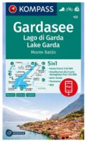 Kompass wandelkaart KP-102 Gardameer - Lago di Garda 9783991540861  Kompass Wandelkaarten Kompass Italië  Wandelkaarten Gardameer