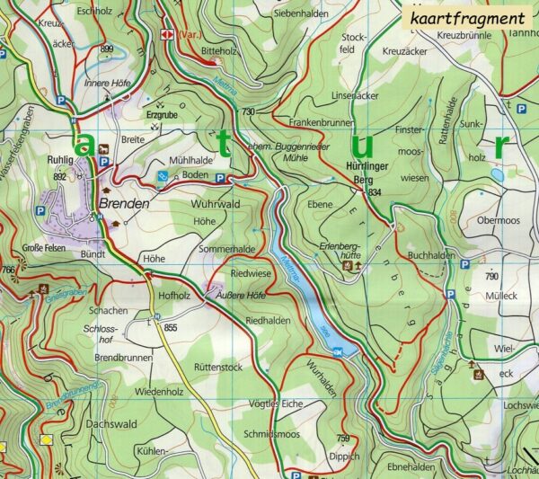 Kompass wandelkaart KP-899 Wutachschlucht/Waldshut 1:25.000 9783991540922  Kompass Wandelkaarten Kompass Zwarte Woud  Wandelkaarten Zwarte Woud