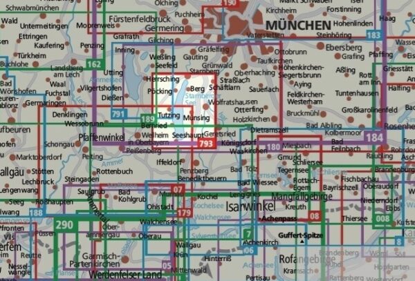 Kompass wandelkaart KP-793 Starnberger See 1:25.000 9783991542292  Kompass Wandelkaarten Kompass Oberbayern  Wandelkaarten München en omgeving