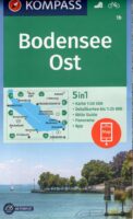 Kompass wandelkaart KP-1b Bodensee Ost 9783991542315  Kompass Wandelkaarten Kompass Bodensee / Schw. Alb  Wandelkaarten Bodenmeer, Schwäbische Alb