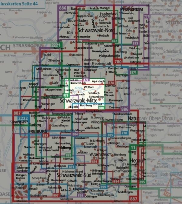 Kompass wandelkaart KP-880  Kinzigtal - Schramberg 9783991542322  Kompass Wandelkaarten Kompass Zwarte Woud  Wandelkaarten Zwarte Woud