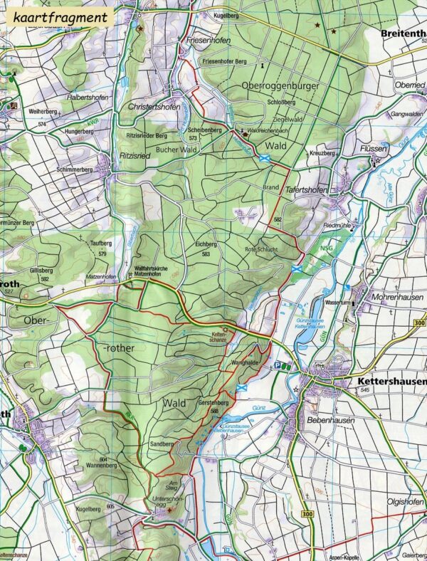 Kompass wandelkaart KP-782 Oberschwaben Nord 9783991542353  Kompass Wandelkaarten Kompass Bodensee / Schw. Alb  Wandelkaarten Bodenmeer, Schwäbische Alb