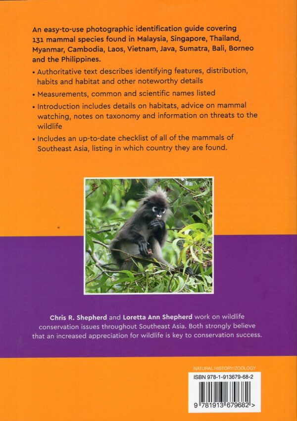 Naturalist’s guide to the Mammals of Southeast Asia | John Beaufoy 9781913679682  John Beaufoy   Natuurgidsen Zuid-Oost Azië