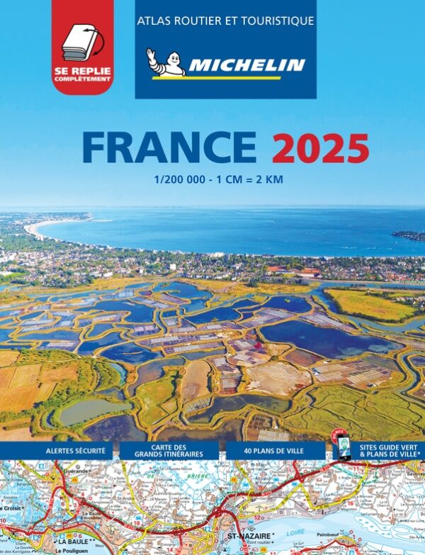 France Tourisme 1/200.000 (A4 multiflex) 2025 9782067264991  Michelin Wegenatlassen  Wegenatlassen Frankrijk