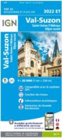 wandelkaart 3022ET Dijon, St-Seine-l'Abbaye 1:25.000 9782758551546  IGN IGN 25 Bourgogne & Morvan  Wandelkaarten Bourgogne